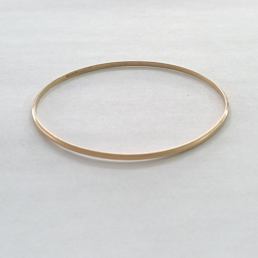 PULSERA RIGIDA ORO 18 K 6,20 GRMS (SEMINUEVO)