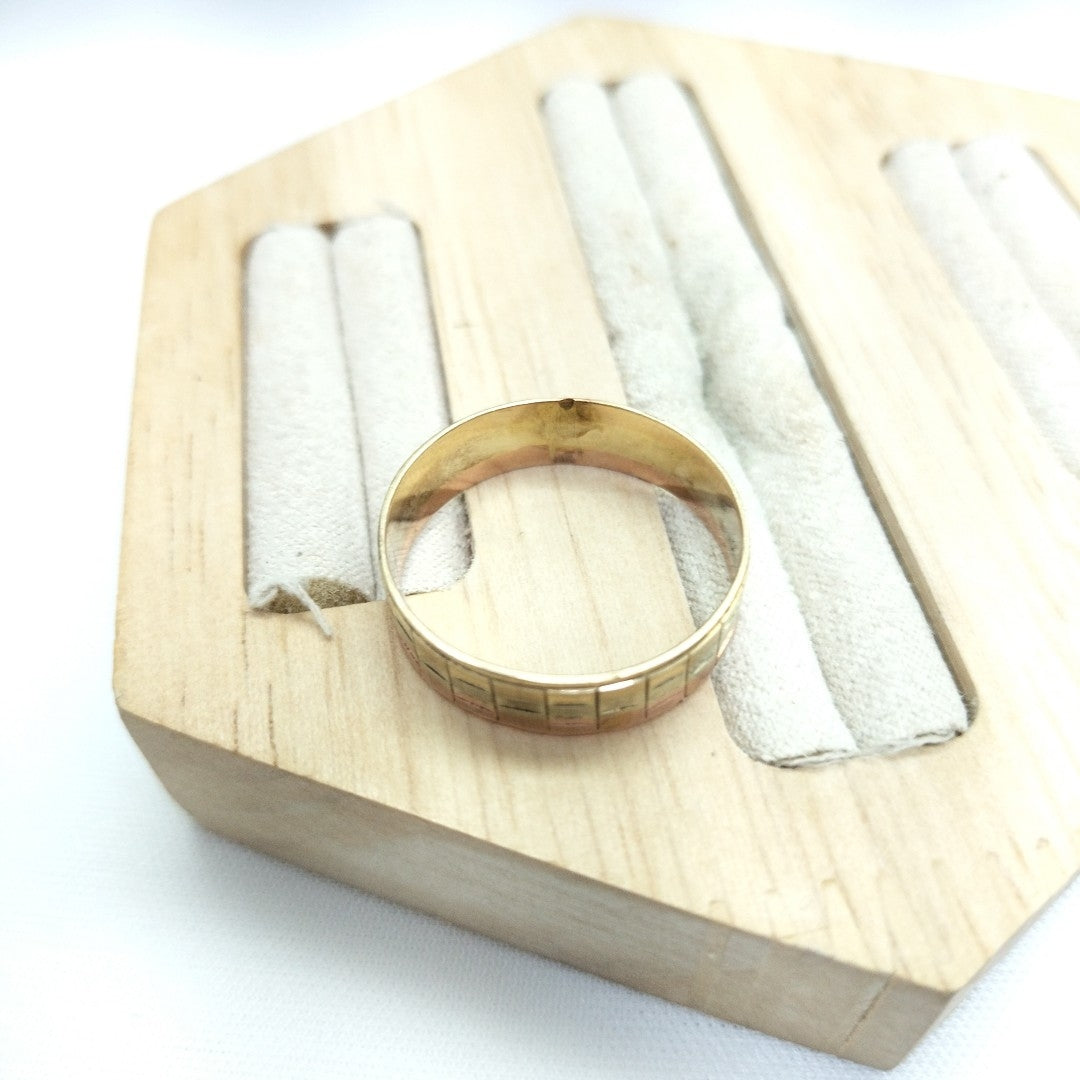 ARGOLLA ORO COMBINADO 8 K 2,60 GRMS (SEMINUEVO)