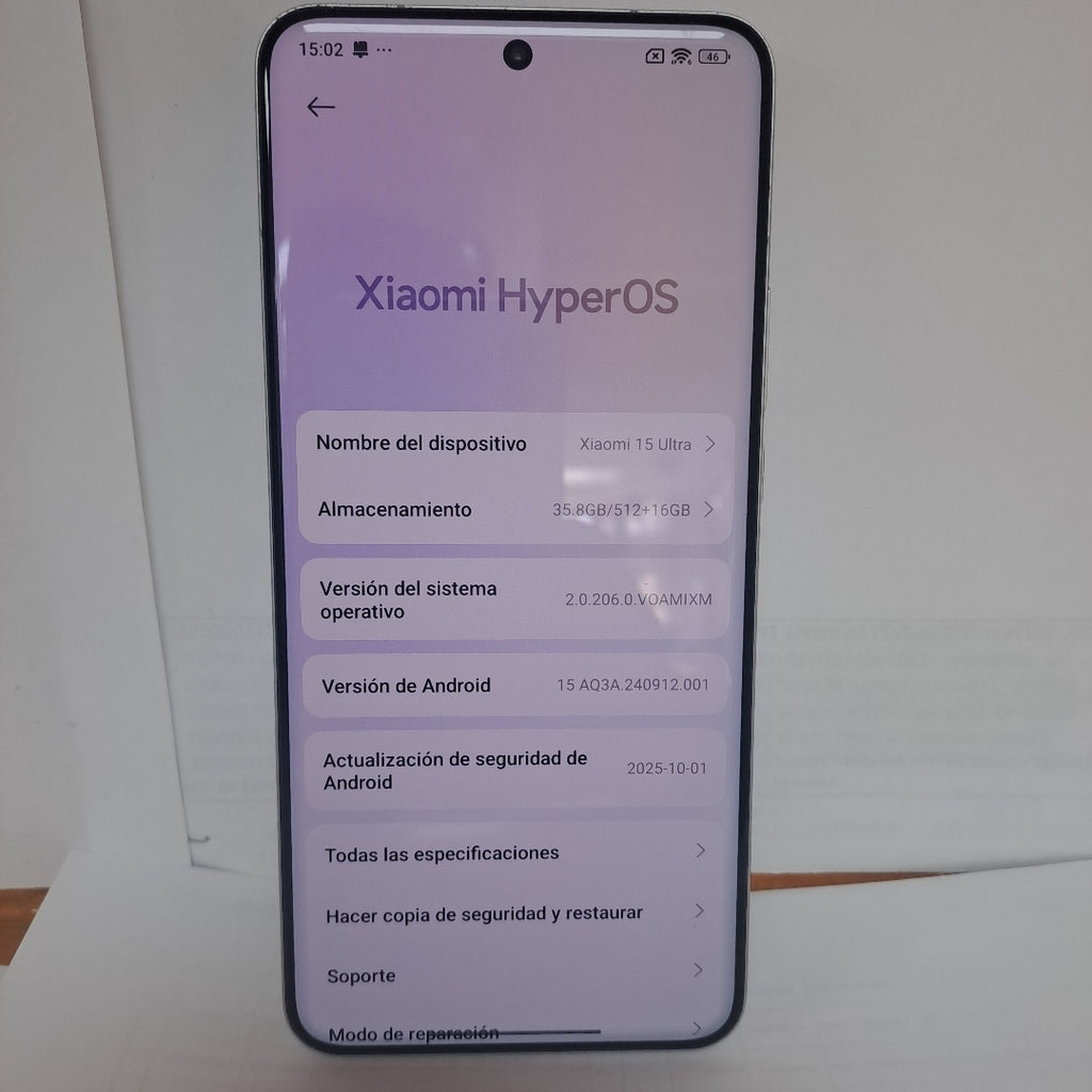 CELULAR XIAOMI 15 ULTRA 25010PN30G (2025) 512 GB 16 GB RAM (SEMINUEVO)