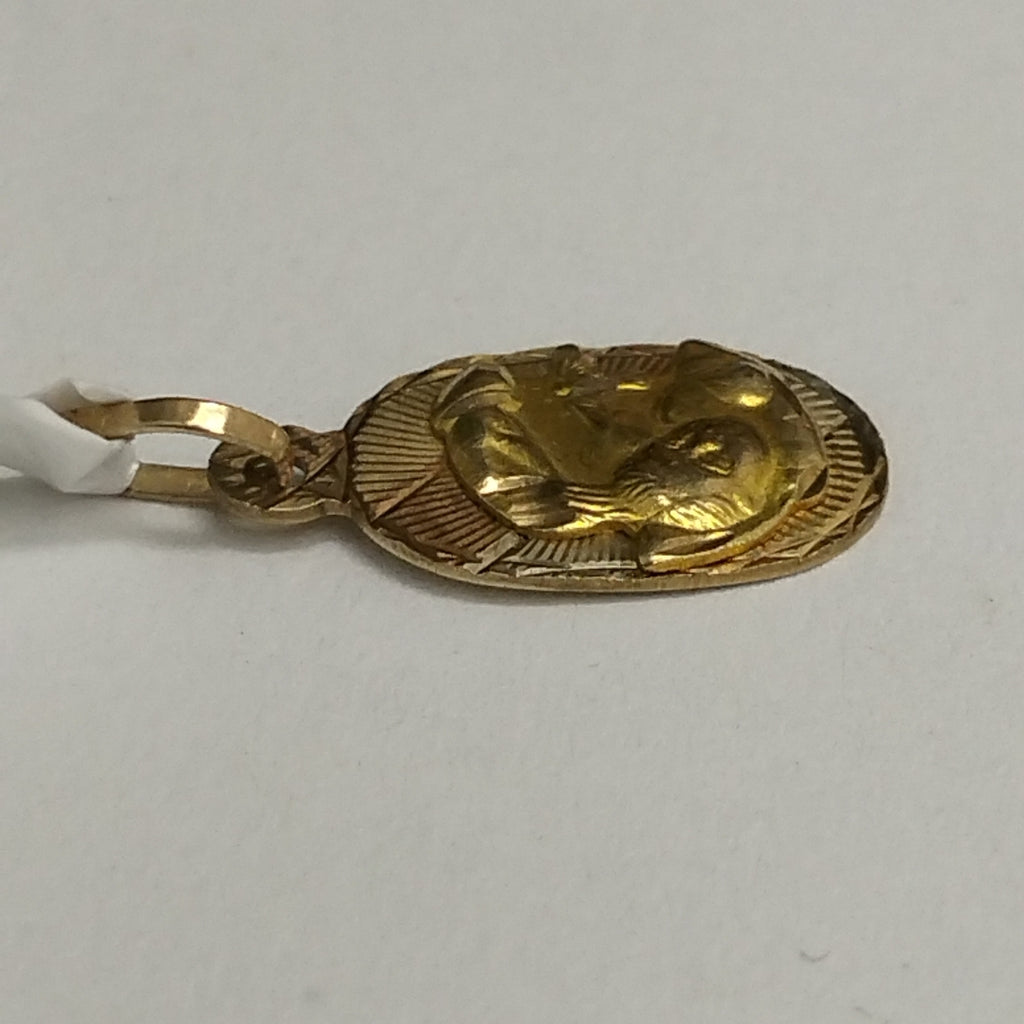 K1 0,80 GRMS 8 K ESPECIFICACIONES COMPLEMENTARIAS DIJE MOTIVO RELIGIOSO (SEMINUEVO)