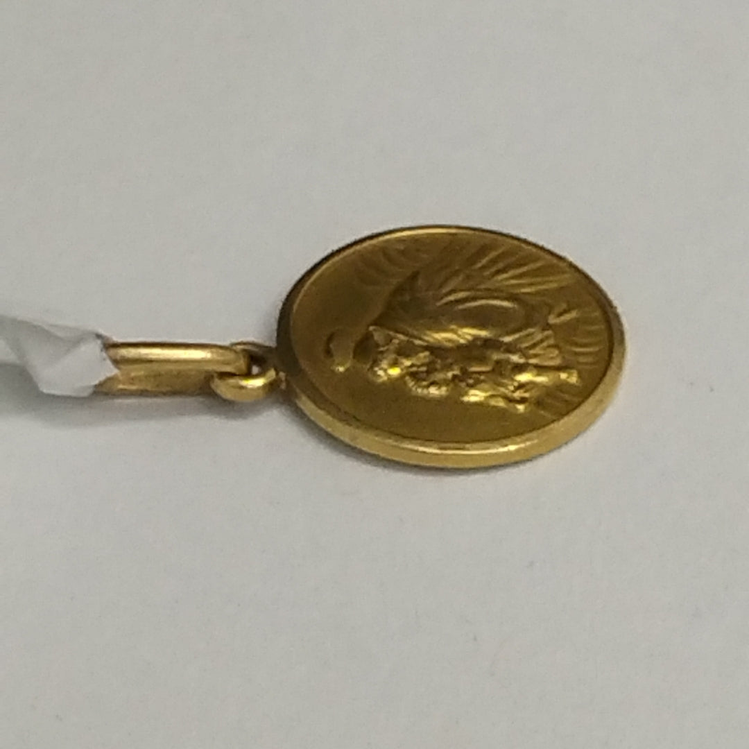 K1 1,50 GRMS 18 K ESPECIFICACIONES COMPLEMENTARIAS MEDALLA RELIGIOSA VENDIBLE (SEMINUEVO)