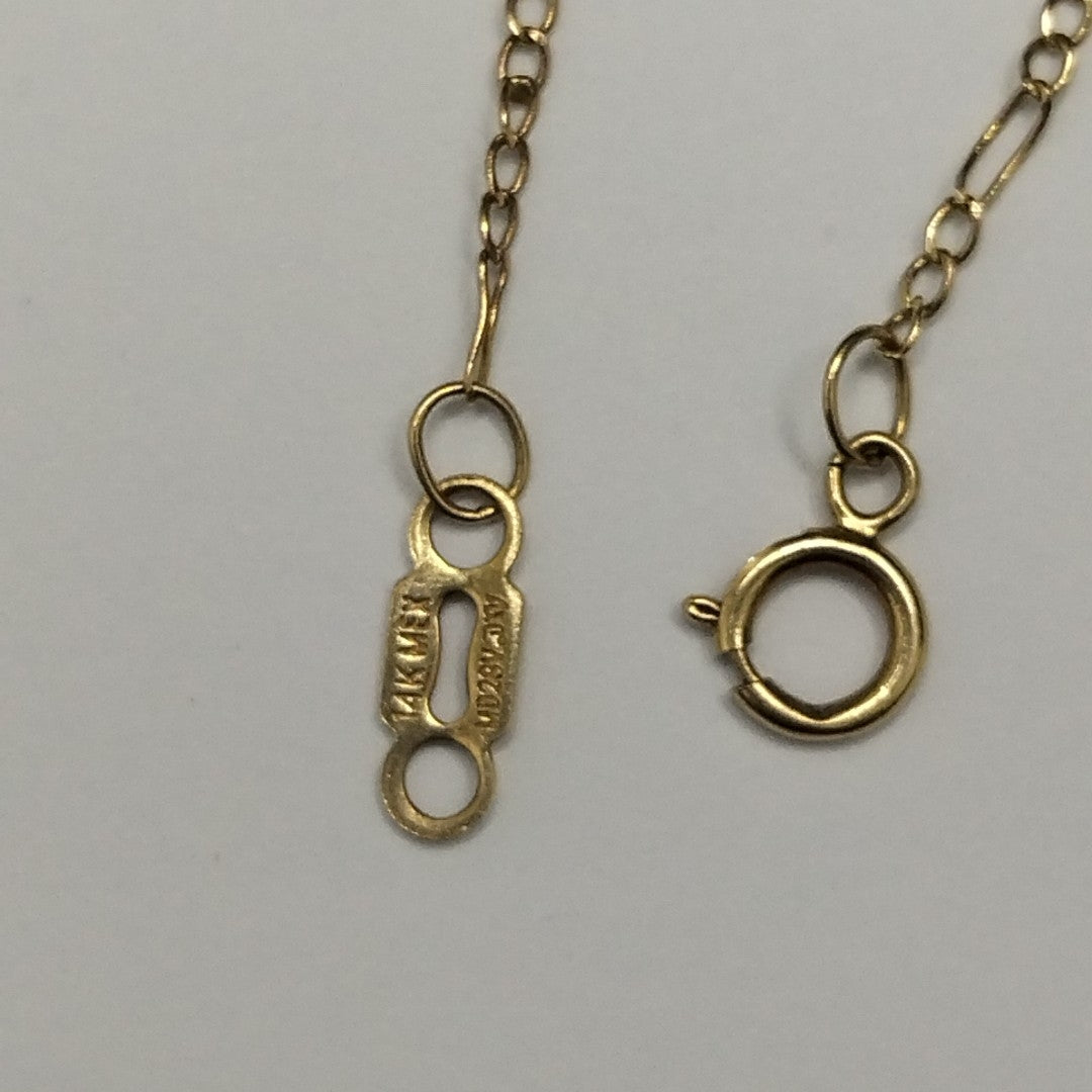 K1 1,20 GRMS 14 K ESPECIFICACIONES COMPLEMENTARIAS ESLABON CARTIER MIXTO CON BOR (SEMINUEVO)