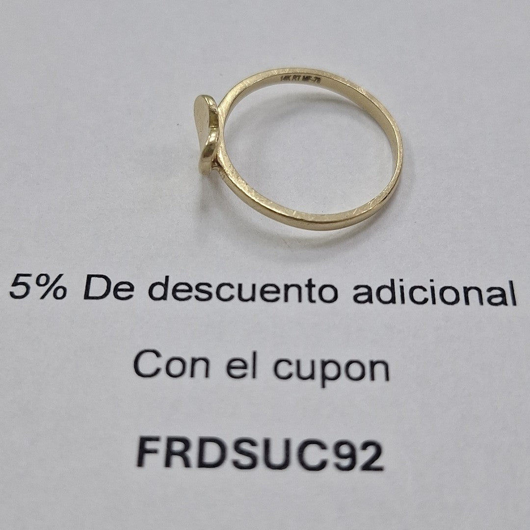 ANILLITO ORO 14 K 1.5 GRMS (SEMINUEVO)