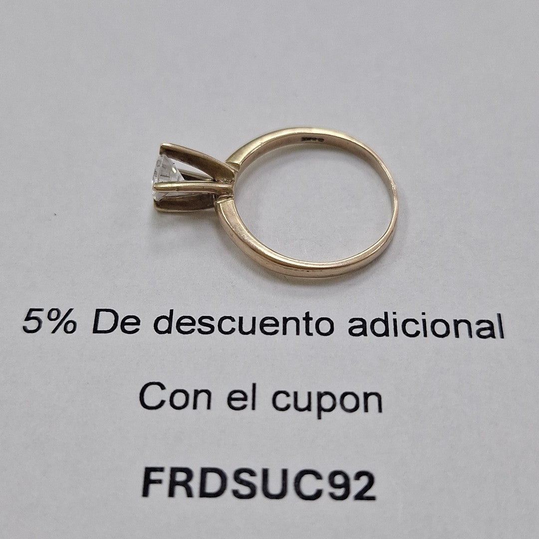 K1 1,90 GRMS 8 K ESPECIFICACIONES COMPLEMENTARIAS SOLITARIO C/CIRCONIA (SEMINUEVO)
