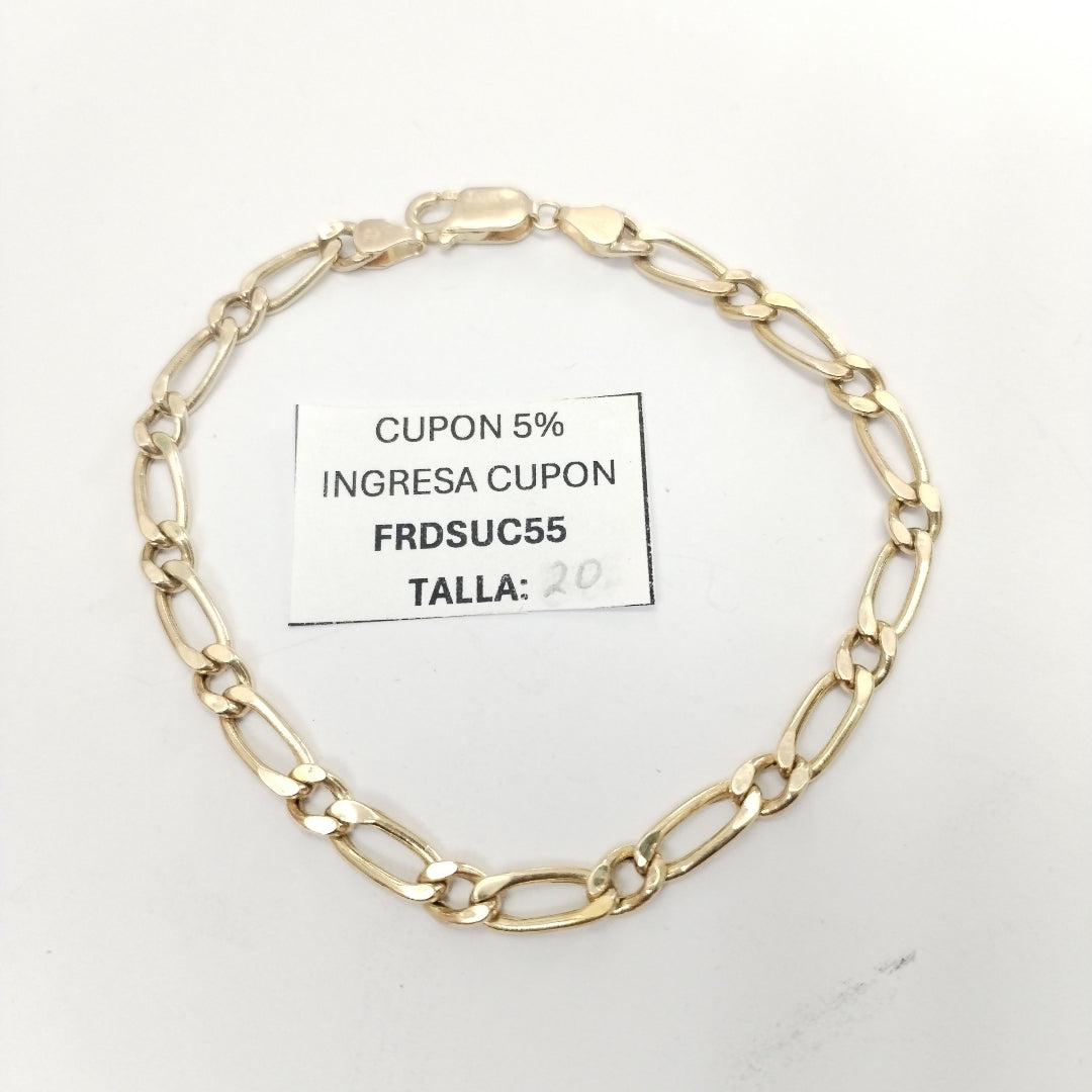 PULSERA ORO 14 K 5,20 GRMS (SEMINUEVO)