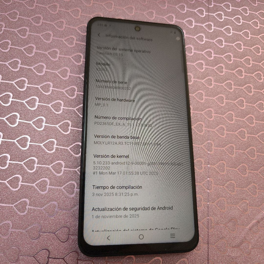 CELULAR VIVO Y28 V2352 256 GB 8 GB RAM (SEMINUEVO)