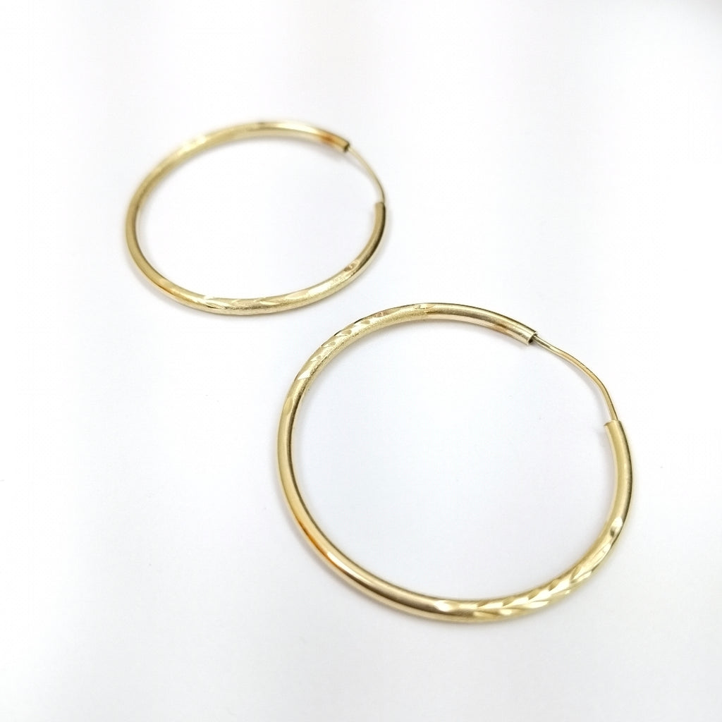 ARRACADAS PAR ORO 14 K 2,60 GRMS (SEMINUEVO)