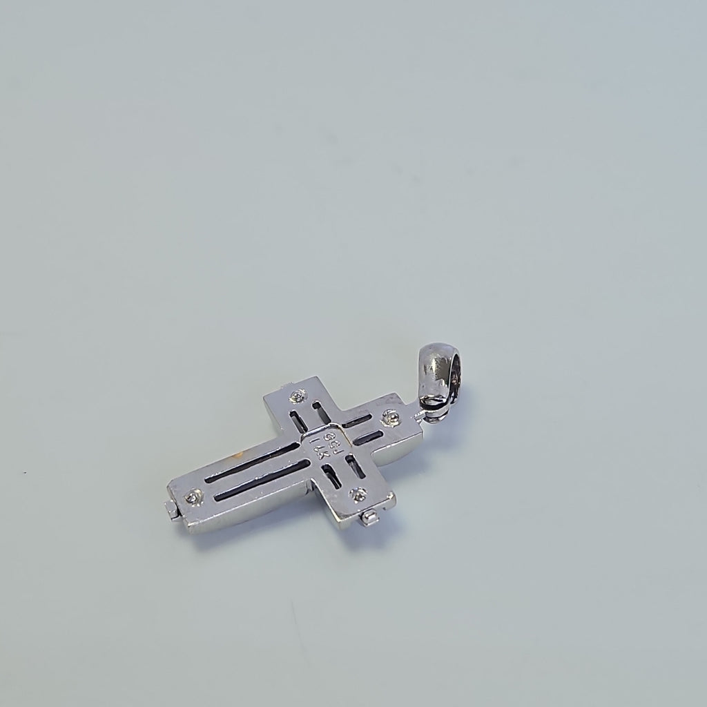 CRUZ ORO BLANCO 14 K 4.5 GRMS (SEMINUEVO)