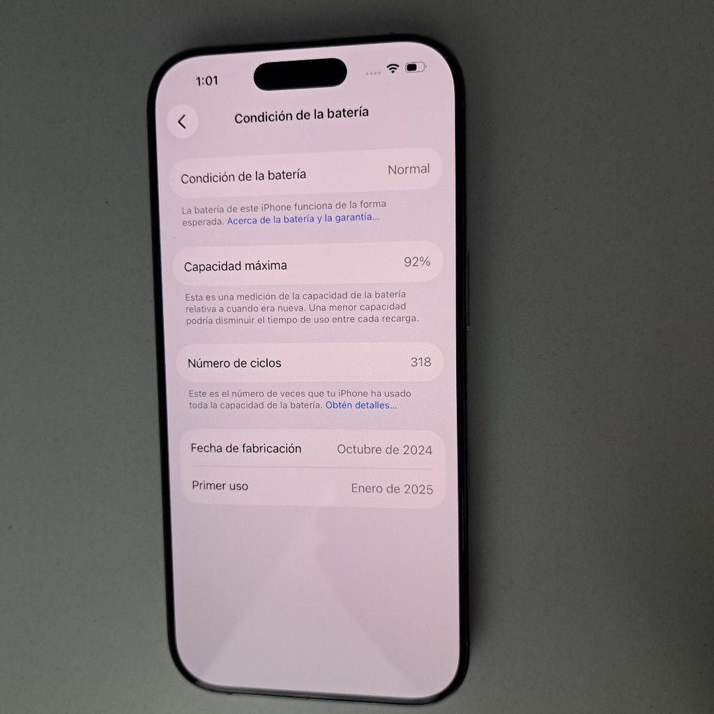 CELULAR APPLE IPHONE 16 PRO A3292 (2024) 256 GB 8 GB RAM (SEMINUEVO)