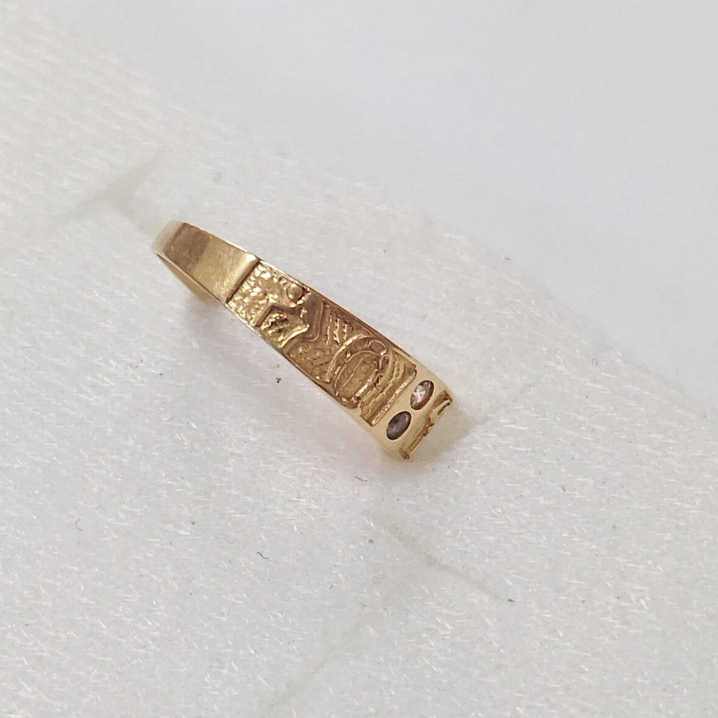 ARGOLLA DE LA SUERTE ORO 10 K 1,50 GRMS (SEMINUEVO)