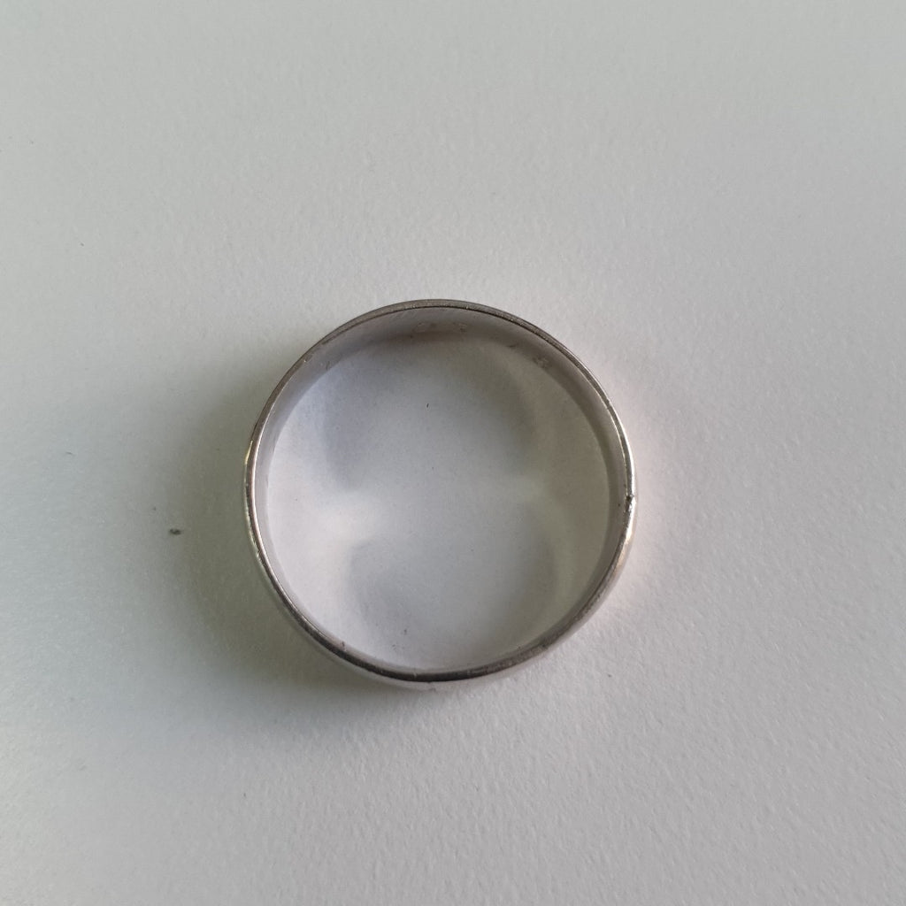 ARGOLLA ORO BLANCO 14 K 3 GRMS (SEMINUEVO)