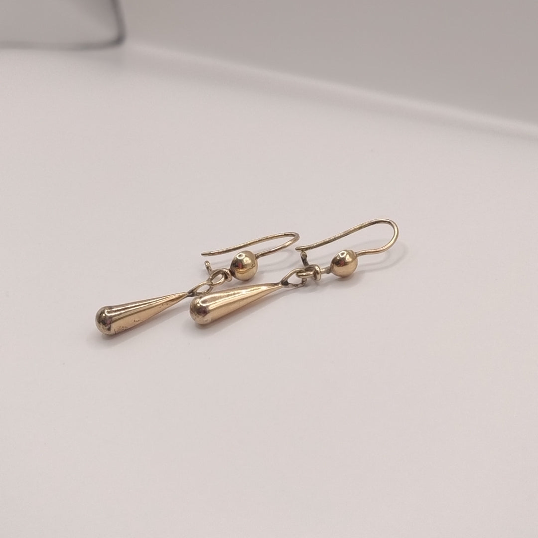 ARETES PAR ORO 14 K 2.8 GRMS (SEMINUEVO)