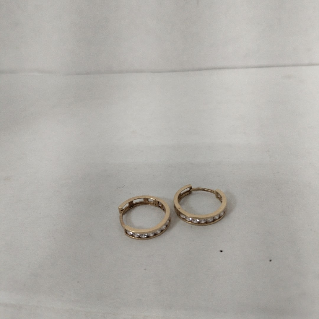 ARRACADAS PAR ORO 10 K 1.7 GRMS (SEMINUEVO)