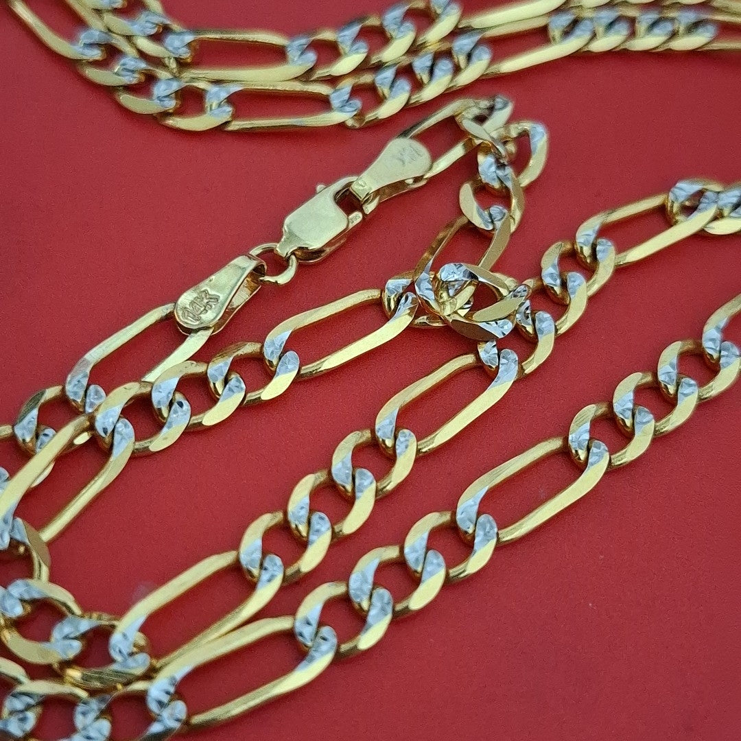 CADENA TEJIDO 3X1 16.4G 55 CM 14K (NUEVO)