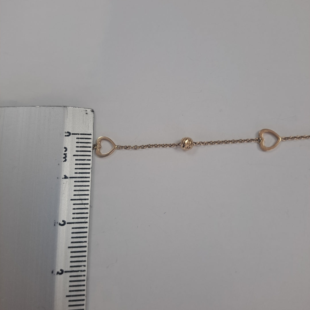 CADENA, PULSERA ORO 14 K 1.2 GRMS (SEMINUEVO)