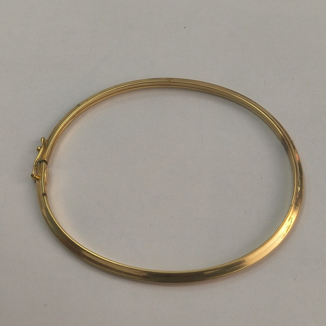 PULSERA RIGIDA ORO 14 K 3.4 GRMS (SEMINUEVO)