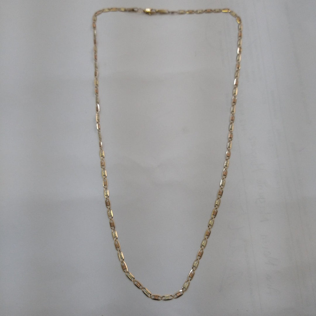 CADENA ORO COMBINADO 10 K 4,00 GRMS (SEMINUEVO)