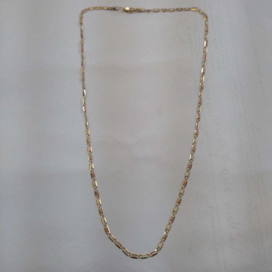 CADENA ORO COMBINADO 10 K 4,00 GRMS (SEMINUEVO)