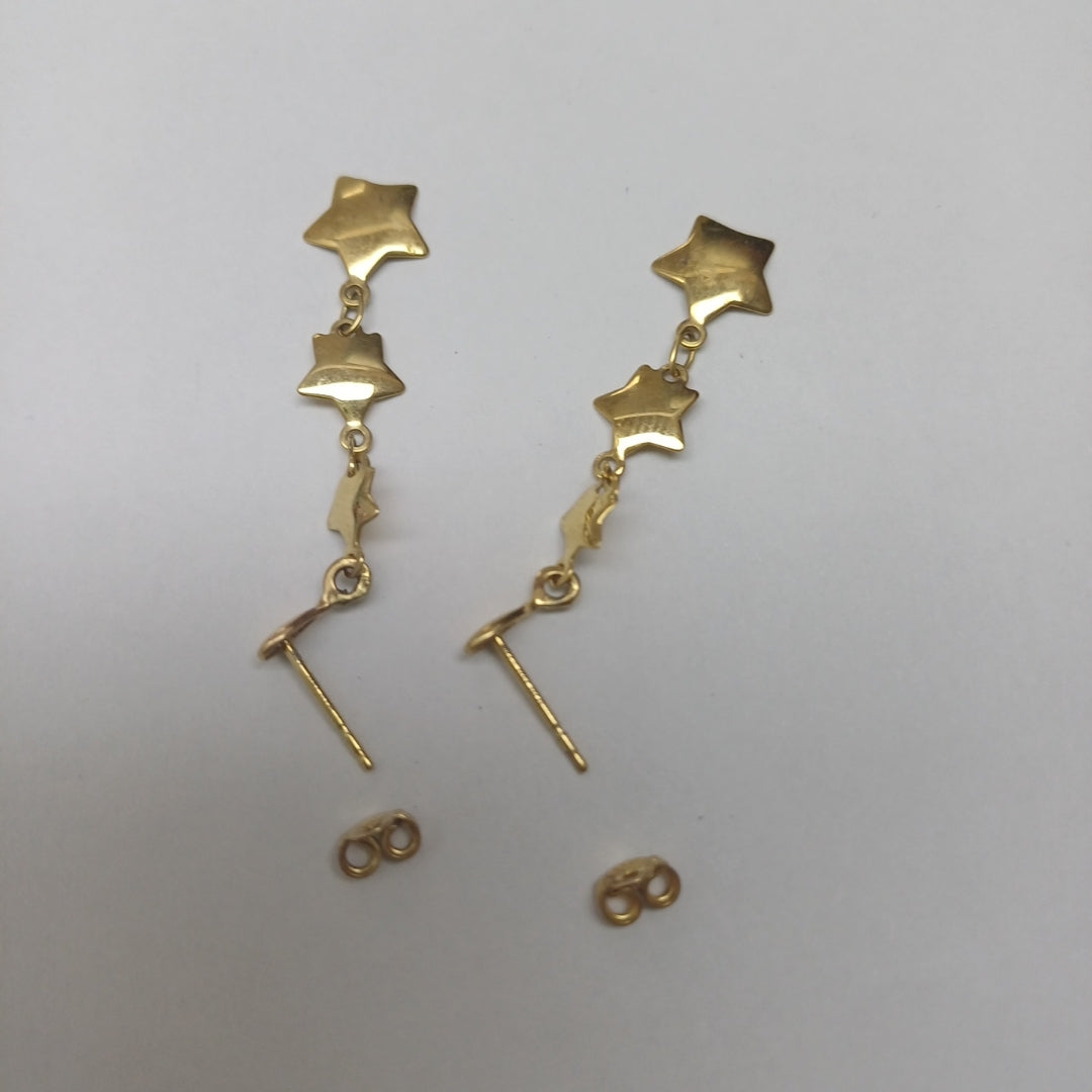 BROQUELES PAR ORO 10 K 1.6 GRMS (SEMINUEVO)
