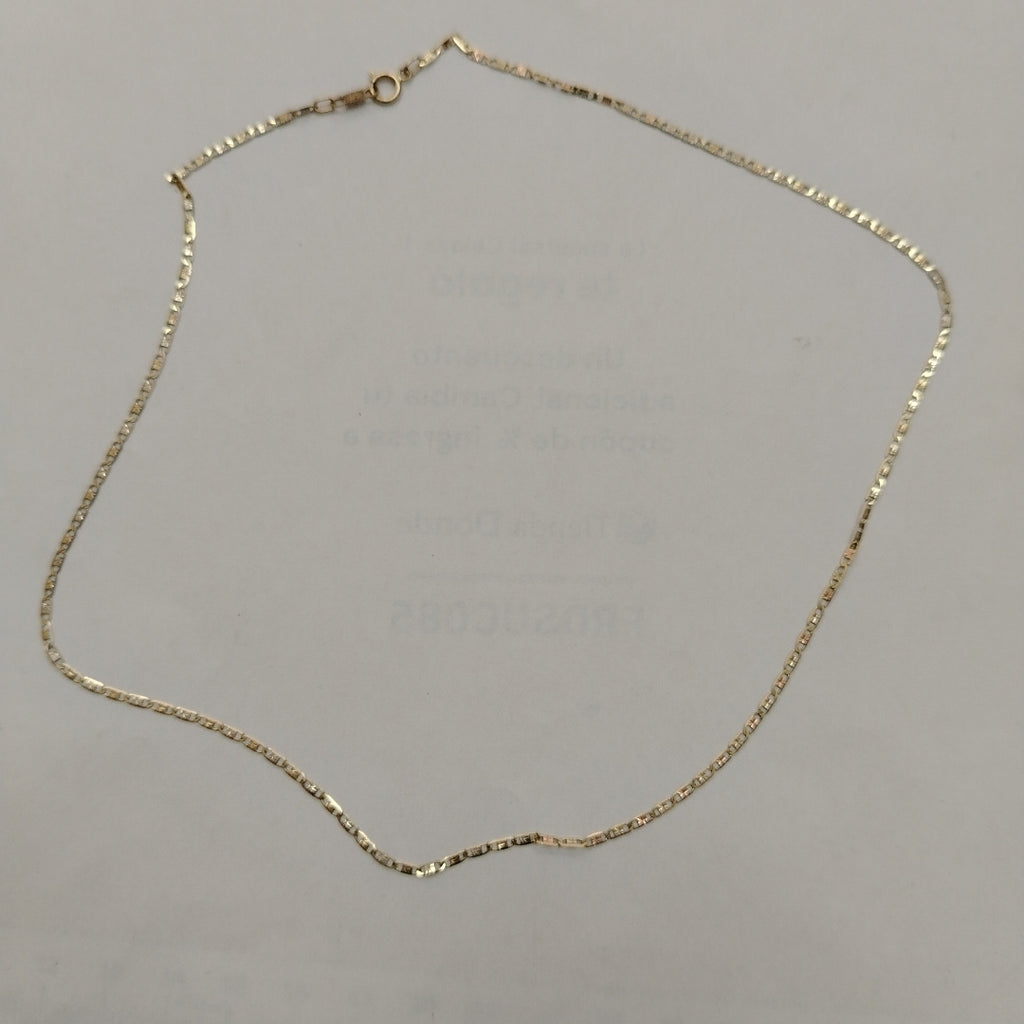 CADENA ORO, ORO COMBINADO 10 K 1.9 GRMS (SEMINUEVO)