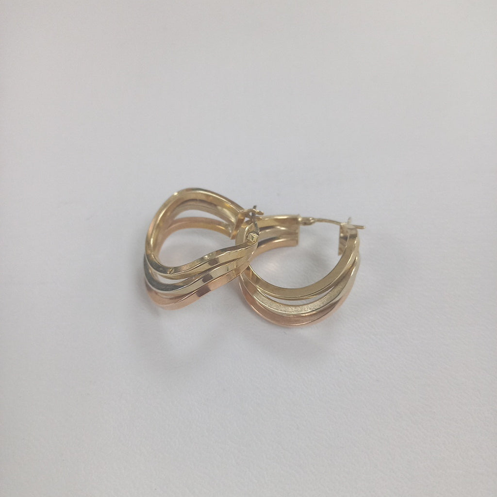 ARRACADAS PAR ORO 14 K 4,80 GRMS (SEMINUEVO)