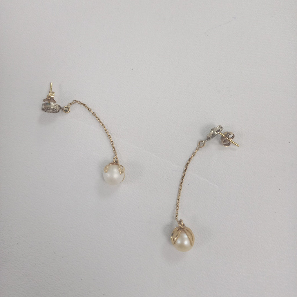BROQUELES PAR ORO 14 K 4 GRMS (SEMINUEVO)
