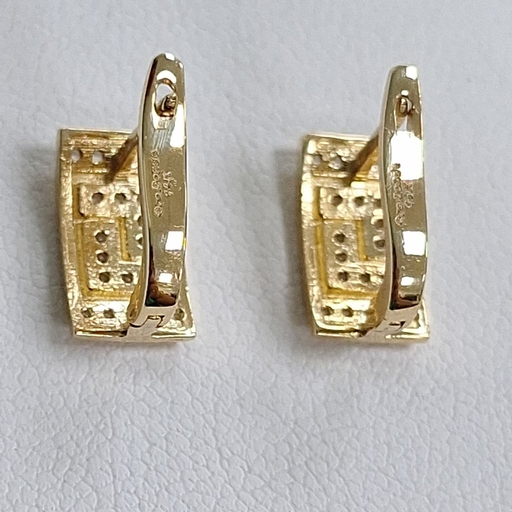 BROQUELES ORO 14K 2.3 (NUEVO)