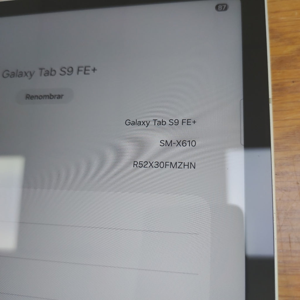 TABLETA SAMSUNG GALAXY TAB S9 FE+ SM-X610 (2023) 256 GB 12 GB RAM (SEMINUEVO)