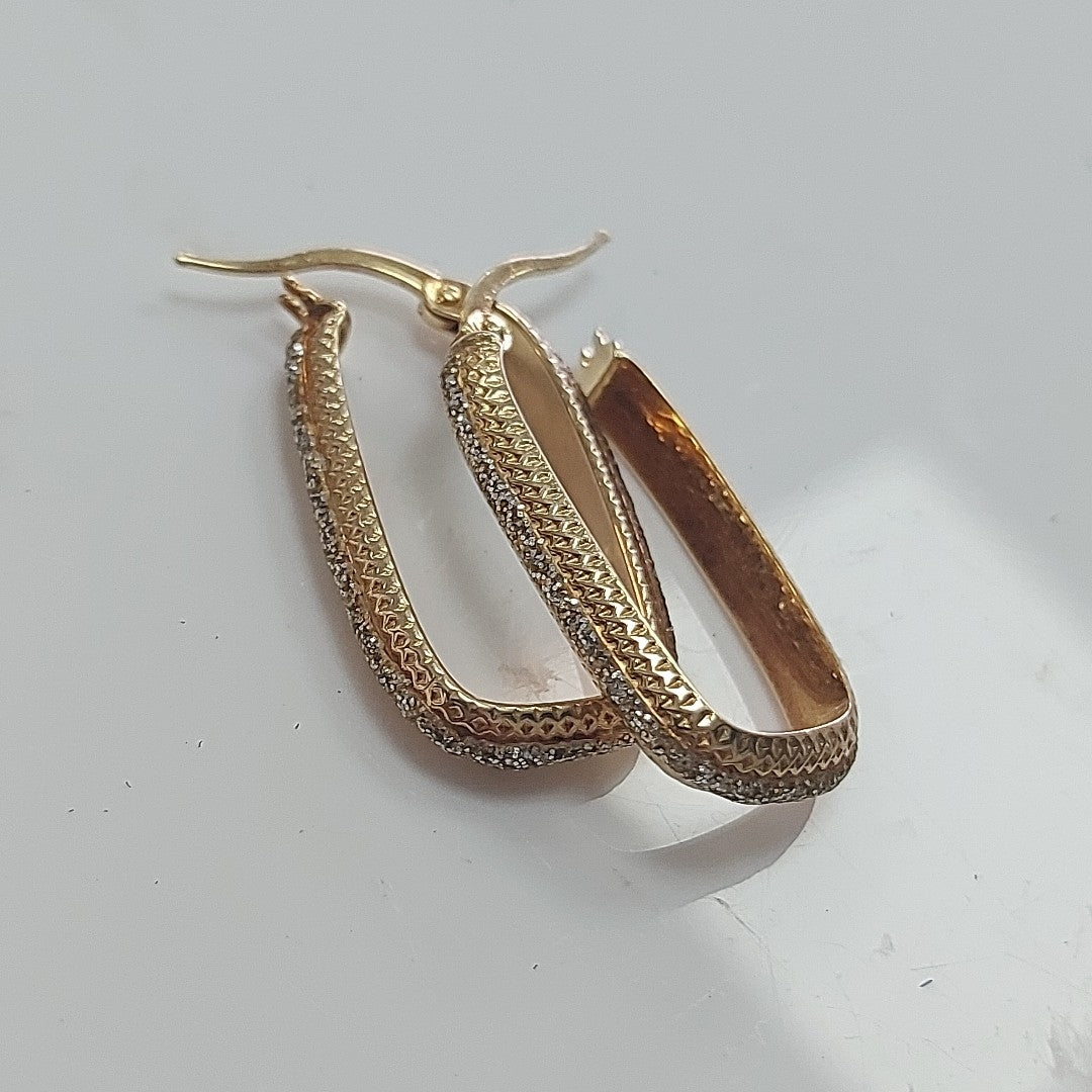 ARRACADAS PAR ORO 14 K 1,90 GRMS (SEMINUEVO)