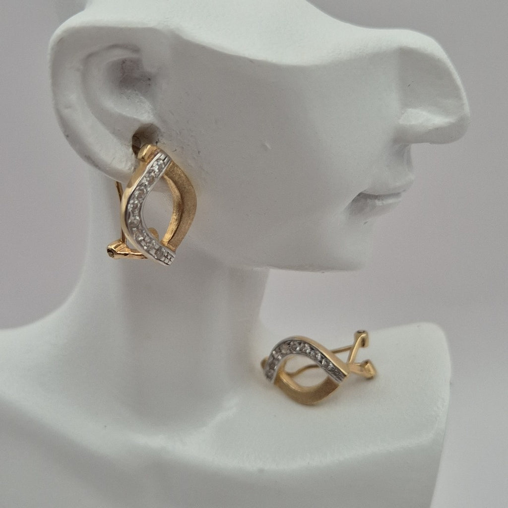 ARETES PAR ORO 10 K 2.7 GRMS (SEMINUEVO)