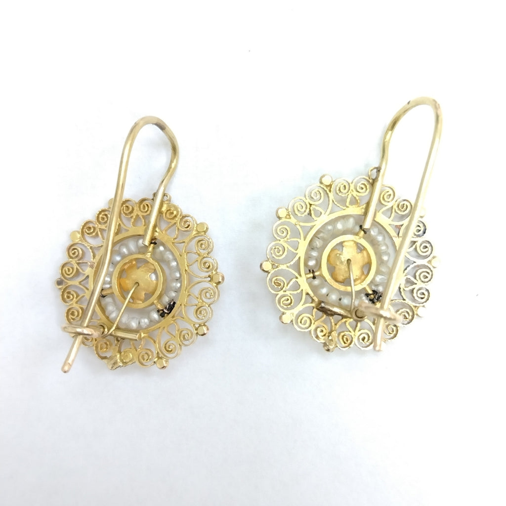 ARETES PAR ORO 10 K 5,80 GRMS (SEMINUEVO)