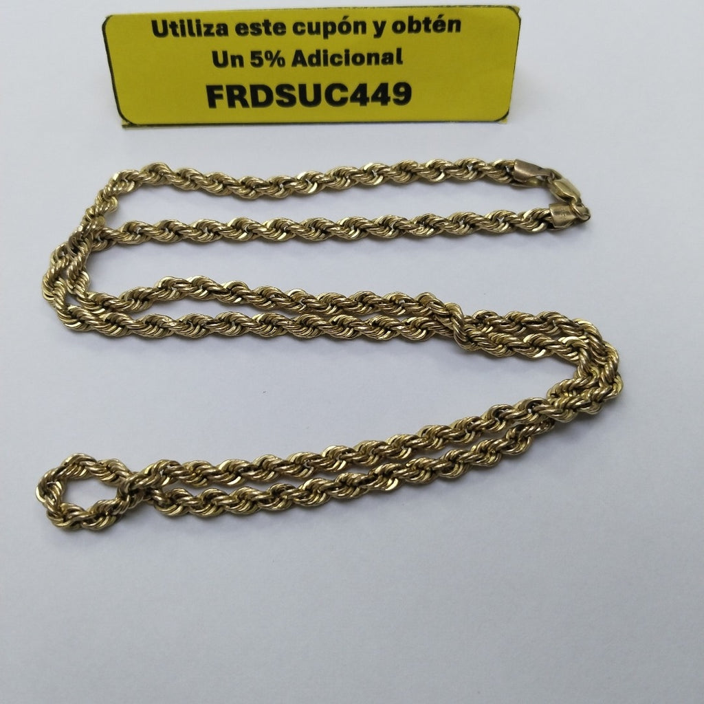 CADENA ORO 10 K 7.2 GRMS (SEMINUEVO)