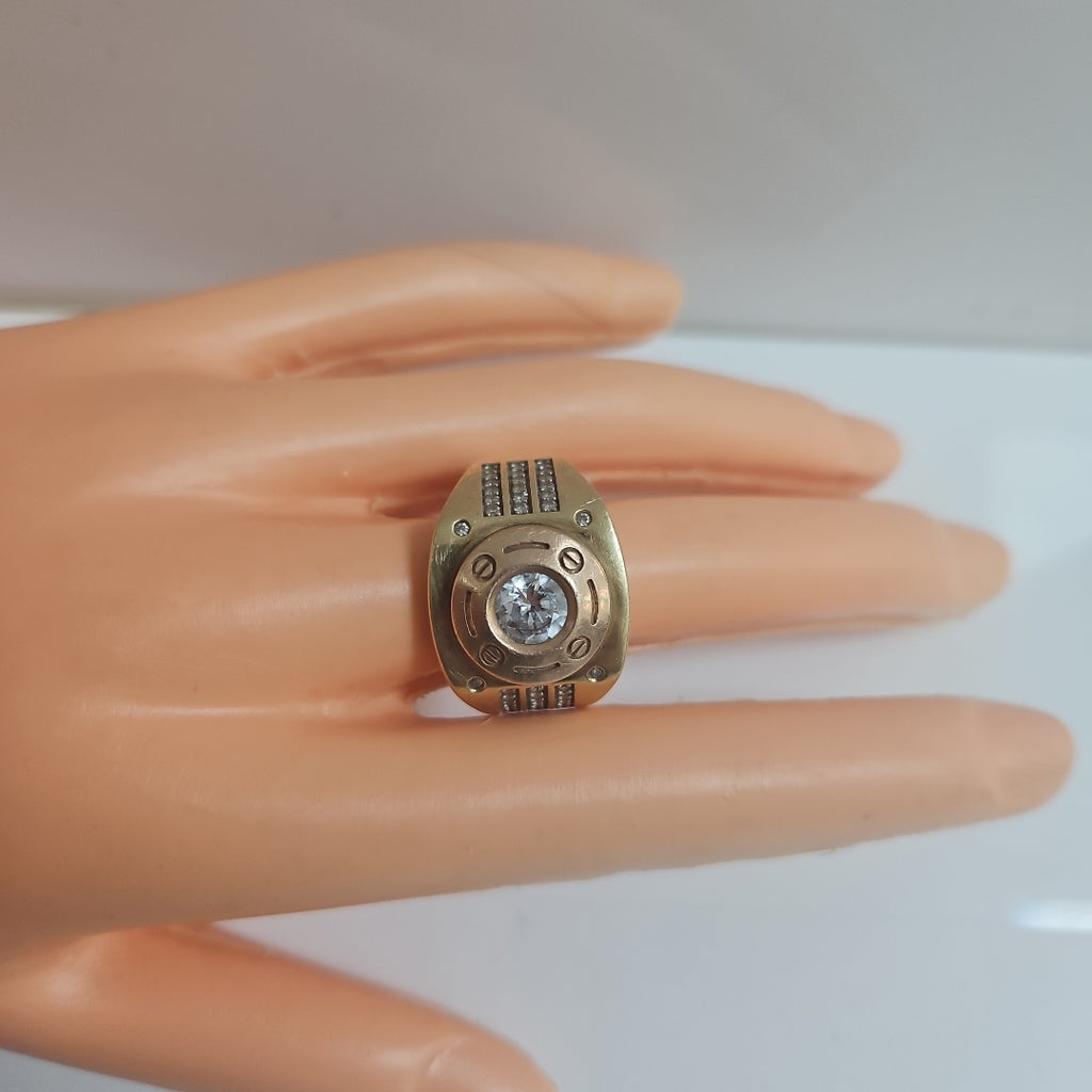ANILLO ORO 10 K 9.2 GRMS (SEMINUEVO)