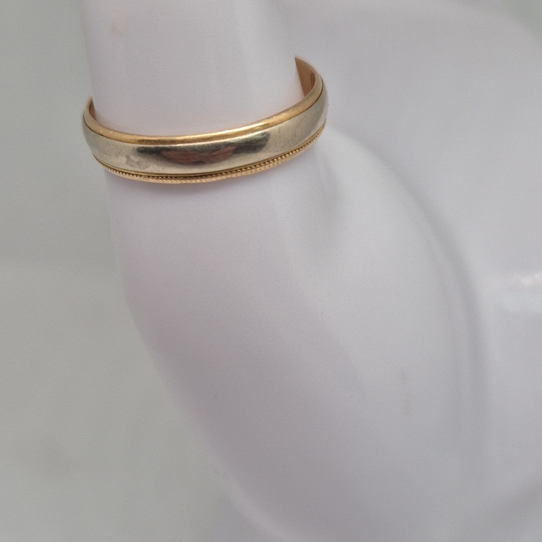 ARGOLLA ORO COMBINADO 18 K 4,10 GRMS (SEMINUEVO)