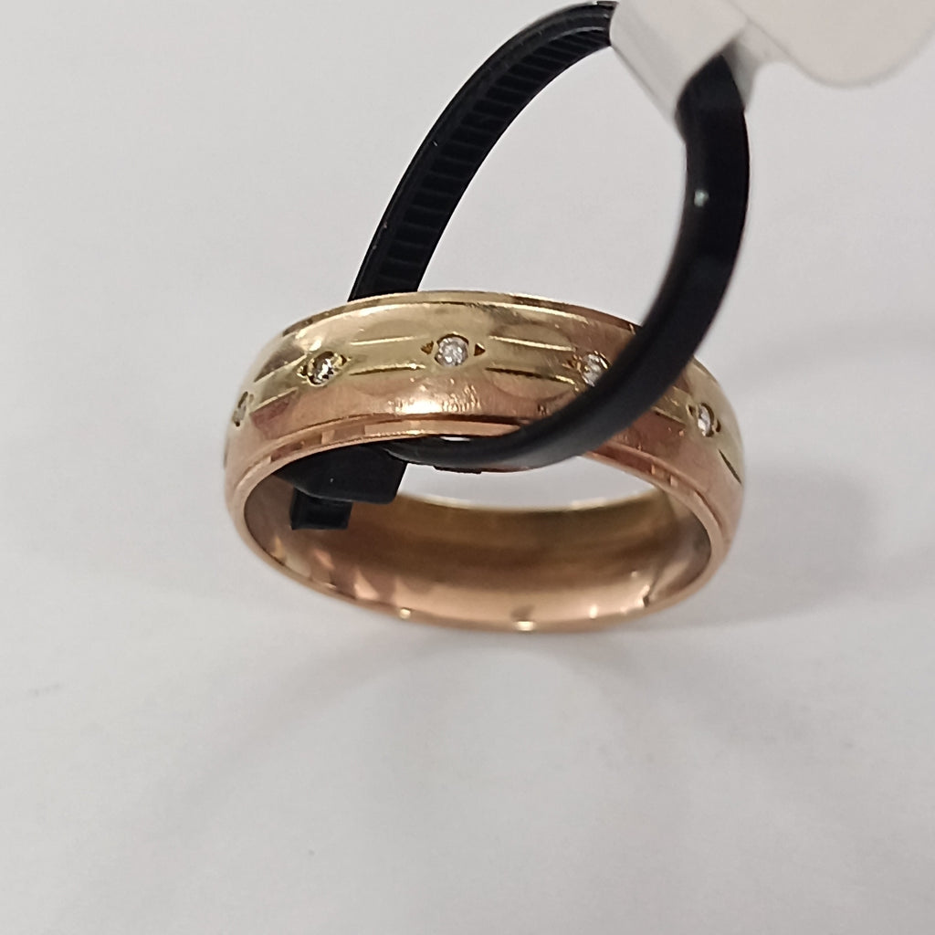 ARGOLLA ORO COMBINADO 14 K 3 GRMS (SEMINUEVO)