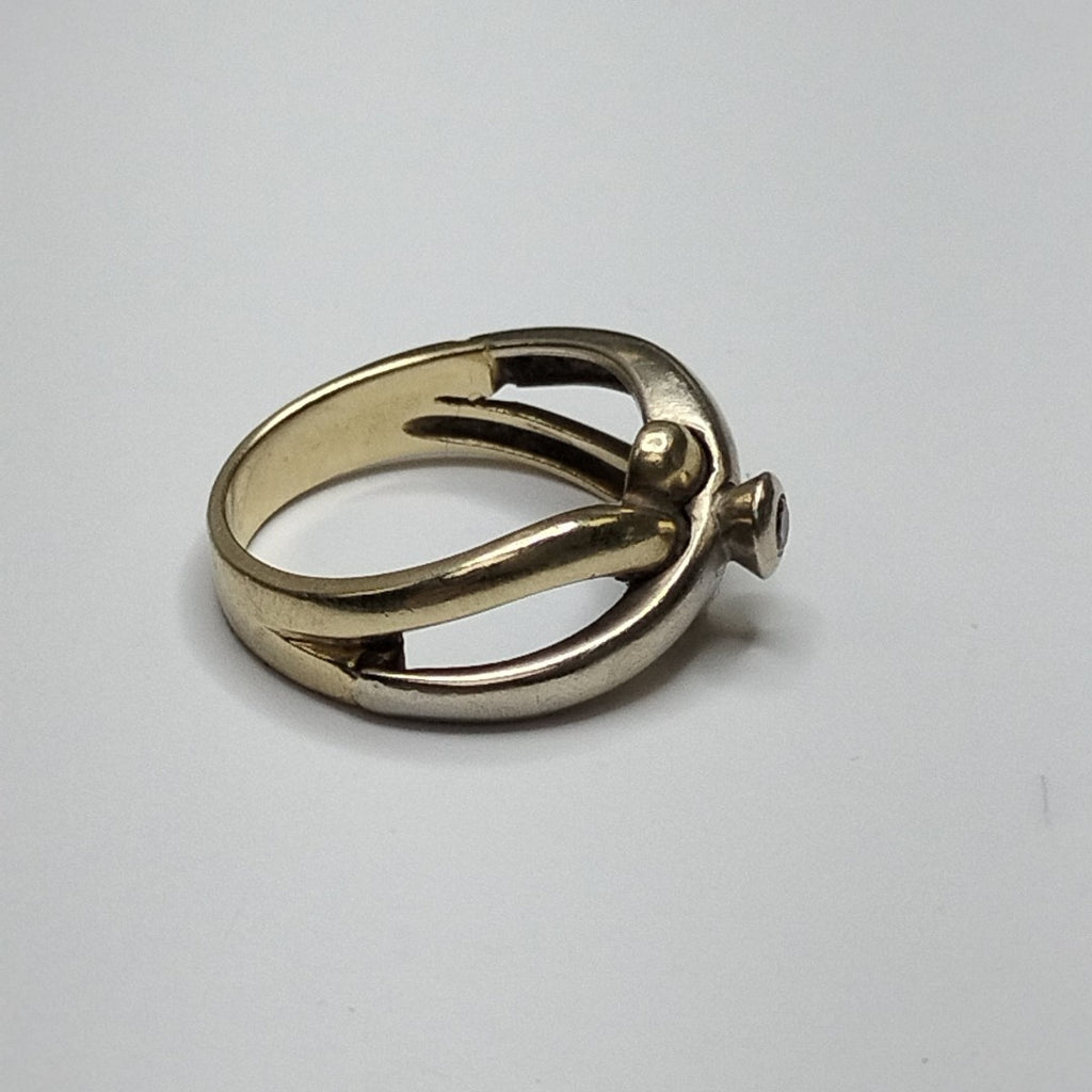 ANILLITO ORO, ORO BLANCO 14 K 6 GRMS (SEMINUEVO)
