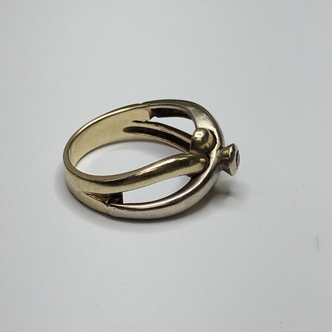 ANILLITO ORO, ORO BLANCO 14 K 6 GRMS (SEMINUEVO)