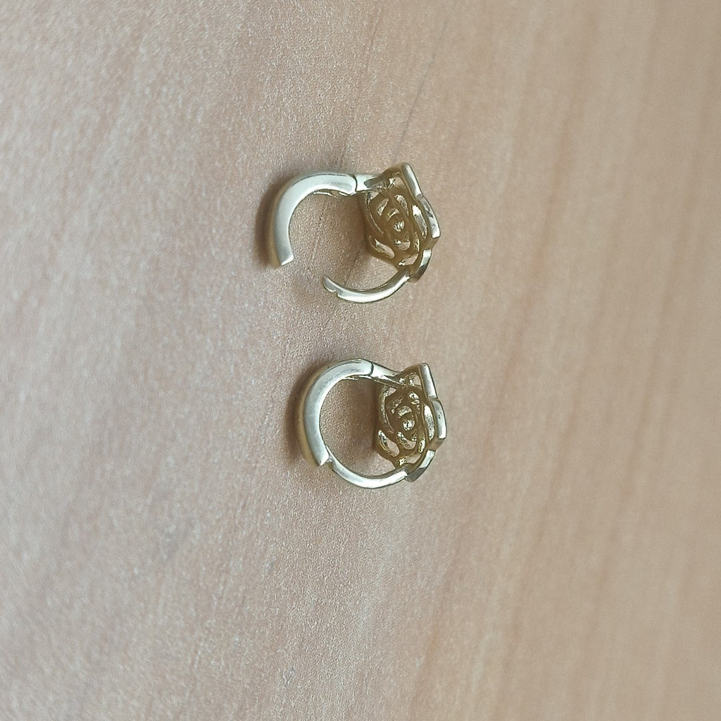 ARETES PAR ORO 14 K 1 GRMS (SEMINUEVO)