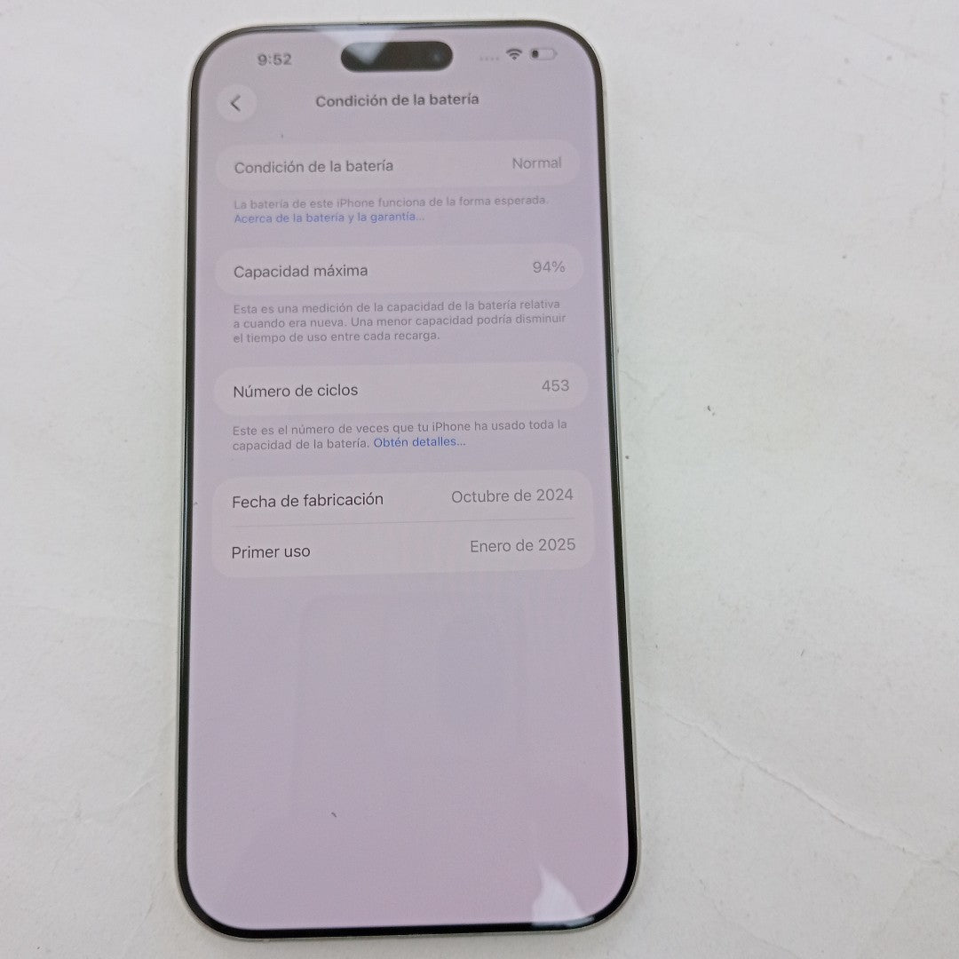 CELULAR APPLE IPHONE 16 PRO MAX A3295 (2024) 256 GB 8 GB RAM (SEMINUEVO)