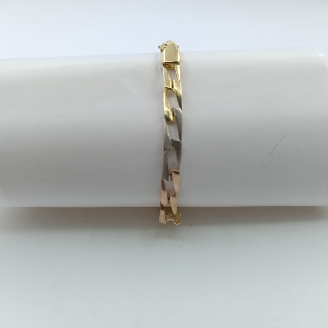 ESCLAVA ORO COMBINADO 10 K 3.5 GRMS (SEMINUEVO)