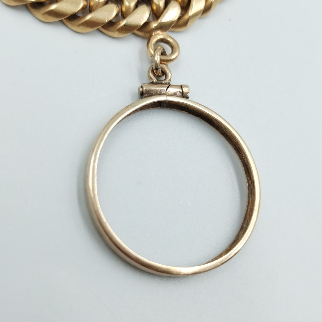 DIJE, PULSERA ORO 18 K 54 GRMS (SEMINUEVO)