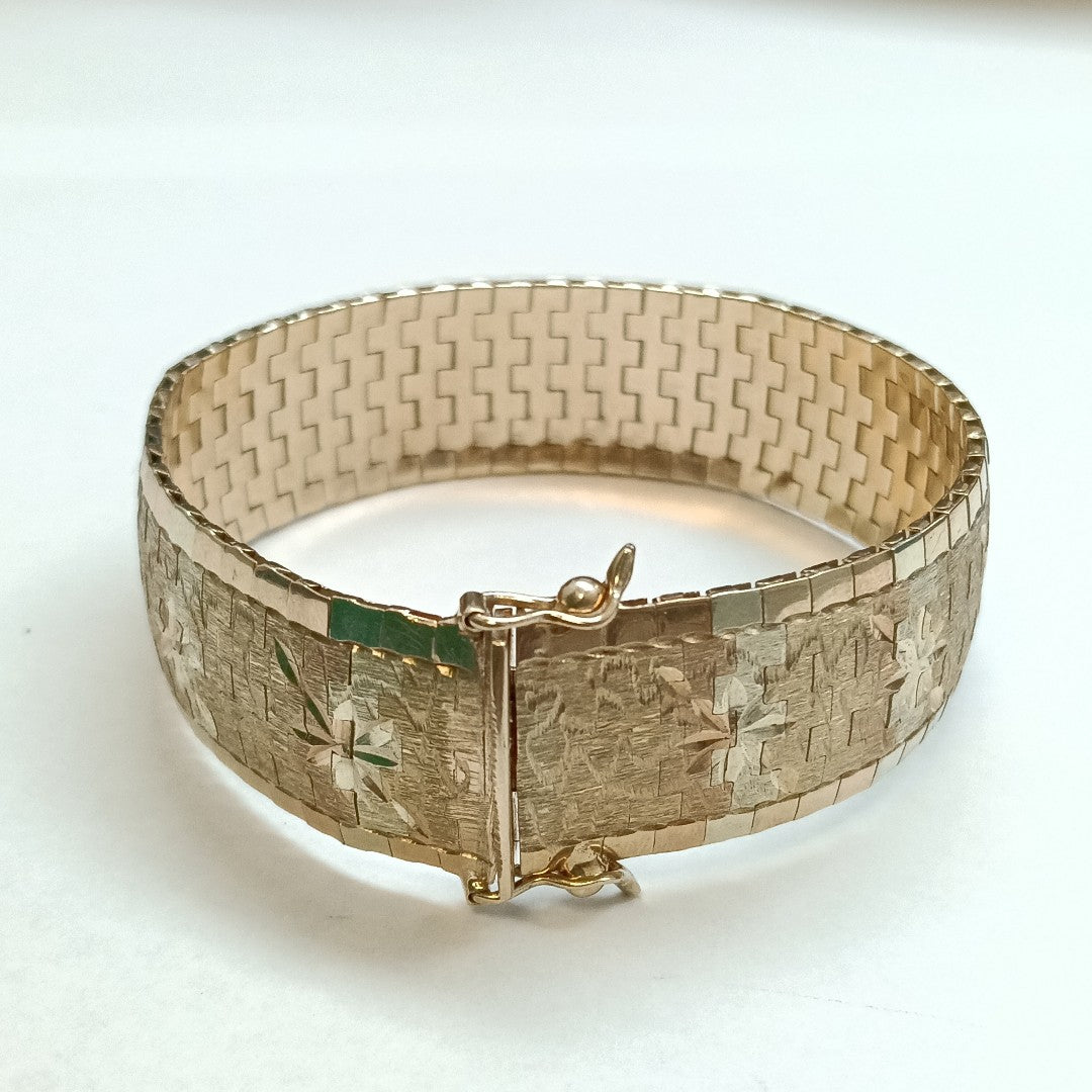 PULSERA ORO COMBINADO 8 K 35,10 GRMS (SEMINUEVO)