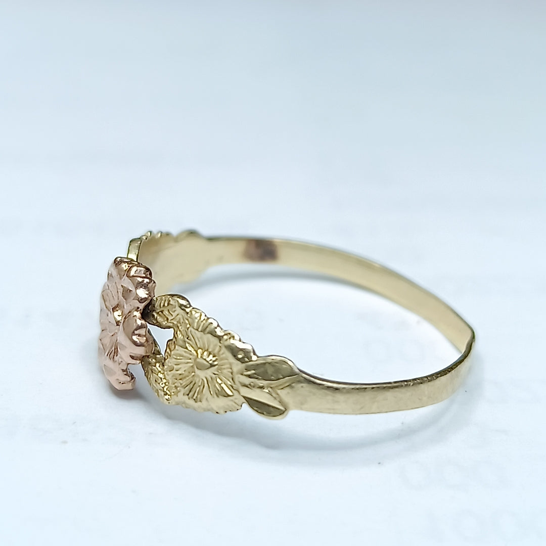 ANILLITO ORO,ORO COMBINADO 14 K 1,30 GRMS (SEMINUEVO)
