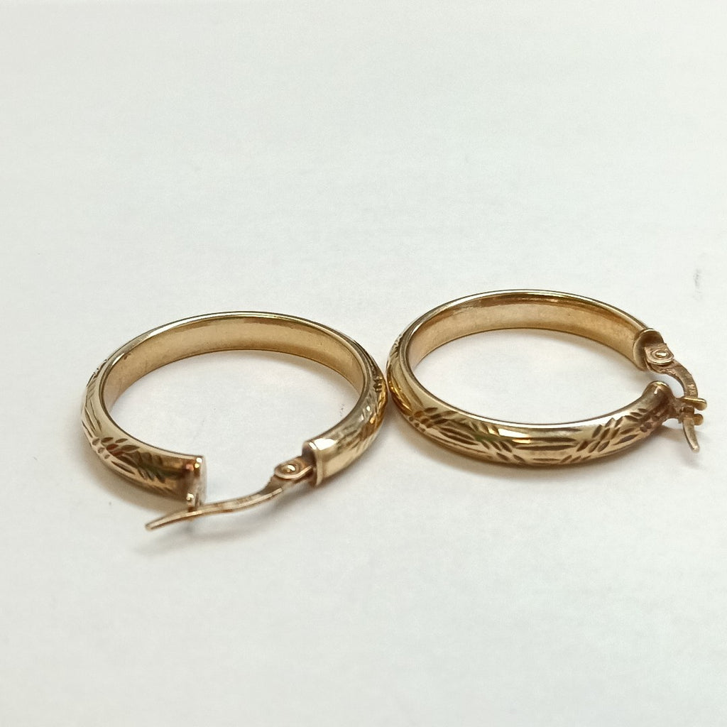 ARRACADAS PAR ORO 14 K 2.5 GRMS (SEMINUEVO)