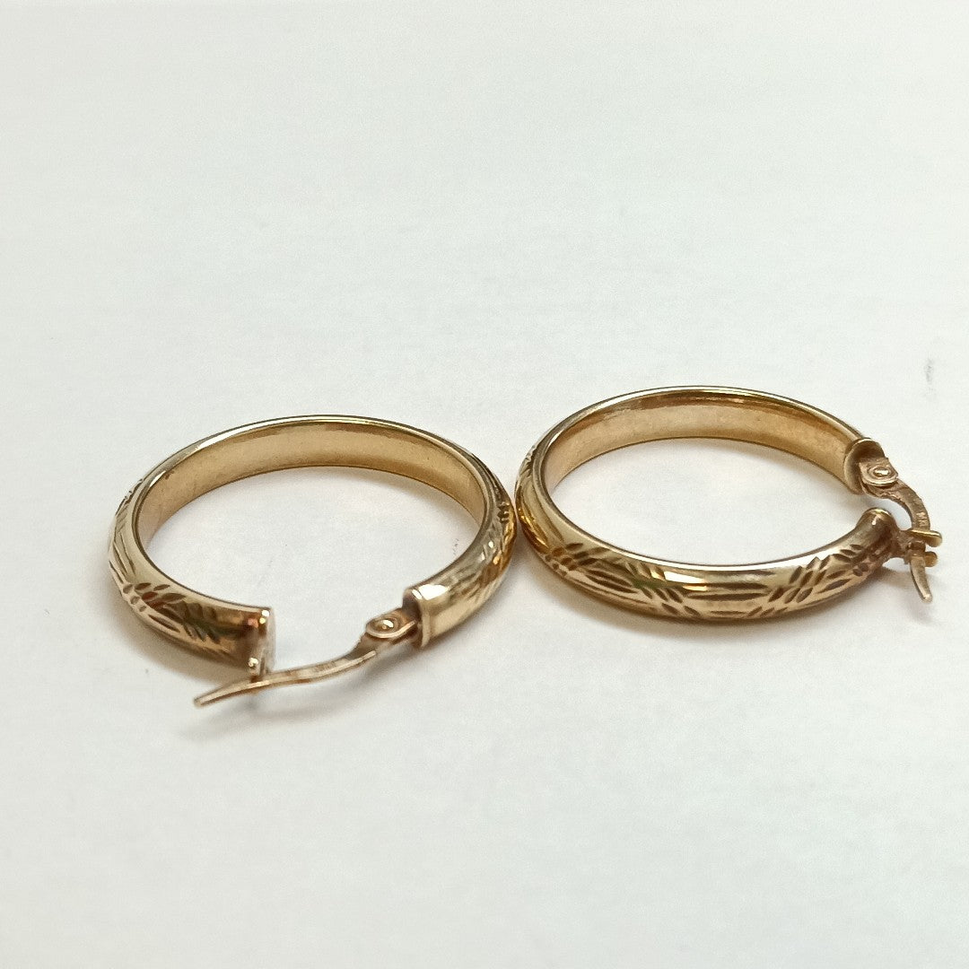 ARRACADAS PAR ORO 14 K 2.5 GRMS (SEMINUEVO)