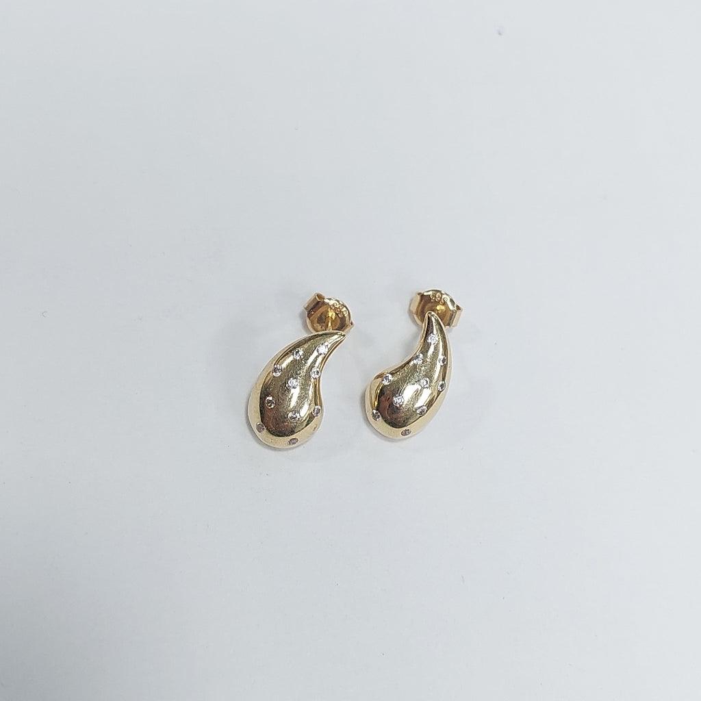 BROQUELES ORO 14K 2.1 (NUEVO)