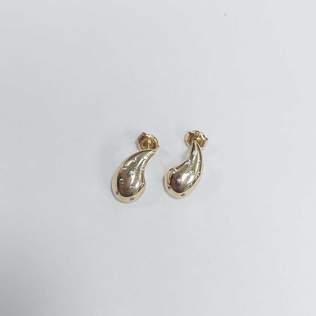 BROQUELES ORO 14K 2.1 (NUEVO)