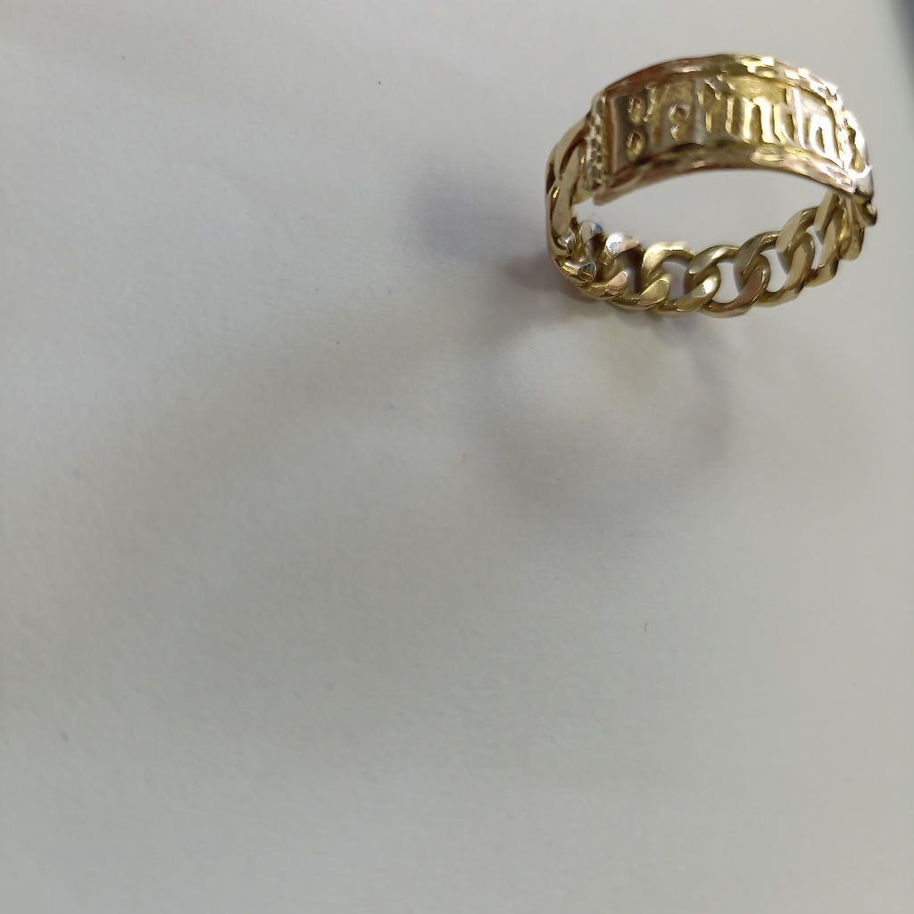 ANILLO ORO 10 K 3.9 GRMS (SEMINUEVO)