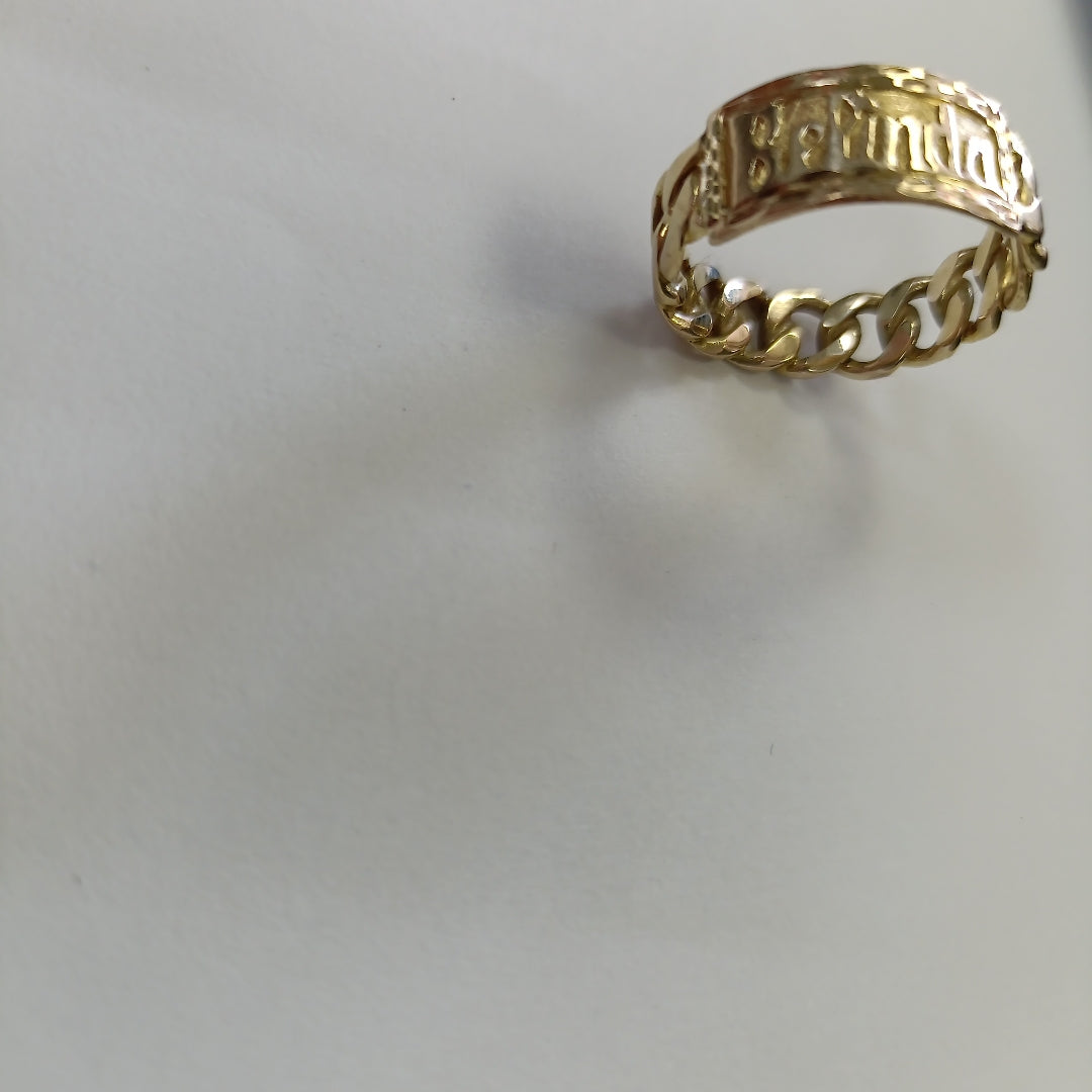 ANILLO ORO 10 K 3.9 GRMS (SEMINUEVO)