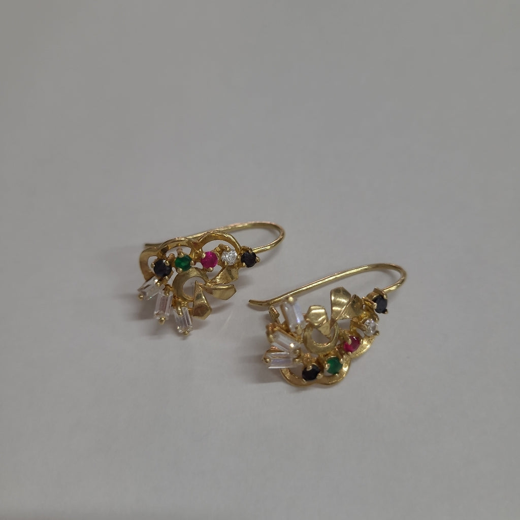 ARETES PAR ORO 14 K 3,20 GRMS (SEMINUEVO)